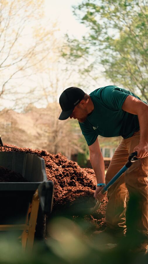 Mulch installation