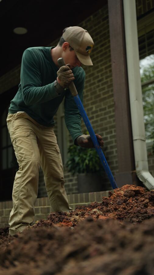 Clearing Soil